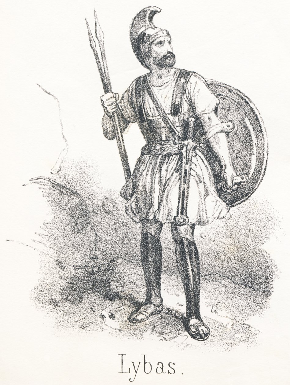Lybas: Greek who attended the siege of Troy, in the army of Ulysses by French School