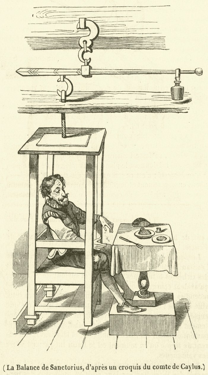 The Balance of Sanctorius by French School