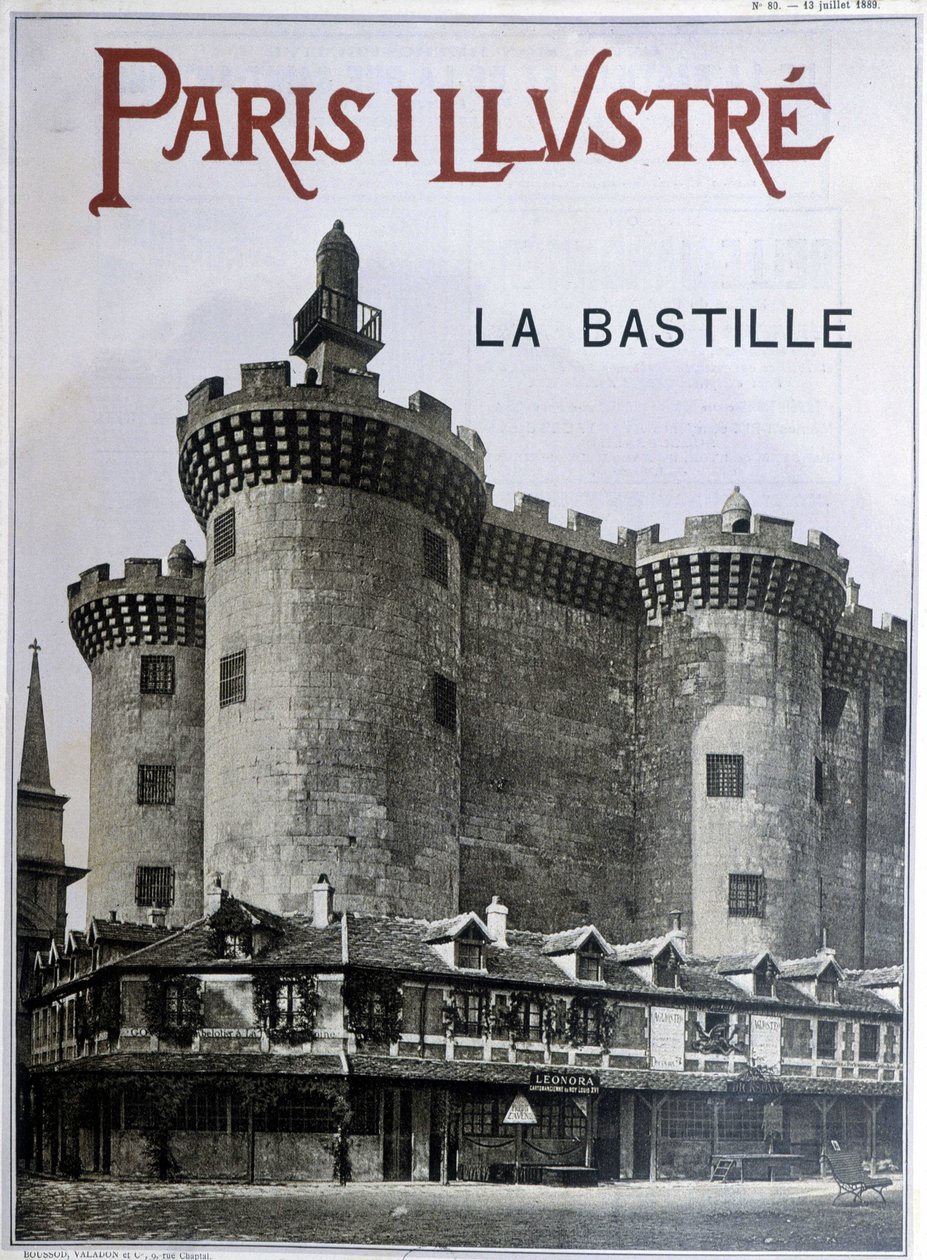 La Bastille. Cover of the newspaper 