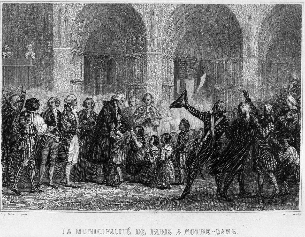 La Municipalité de Paris at Notre-Dame - in 