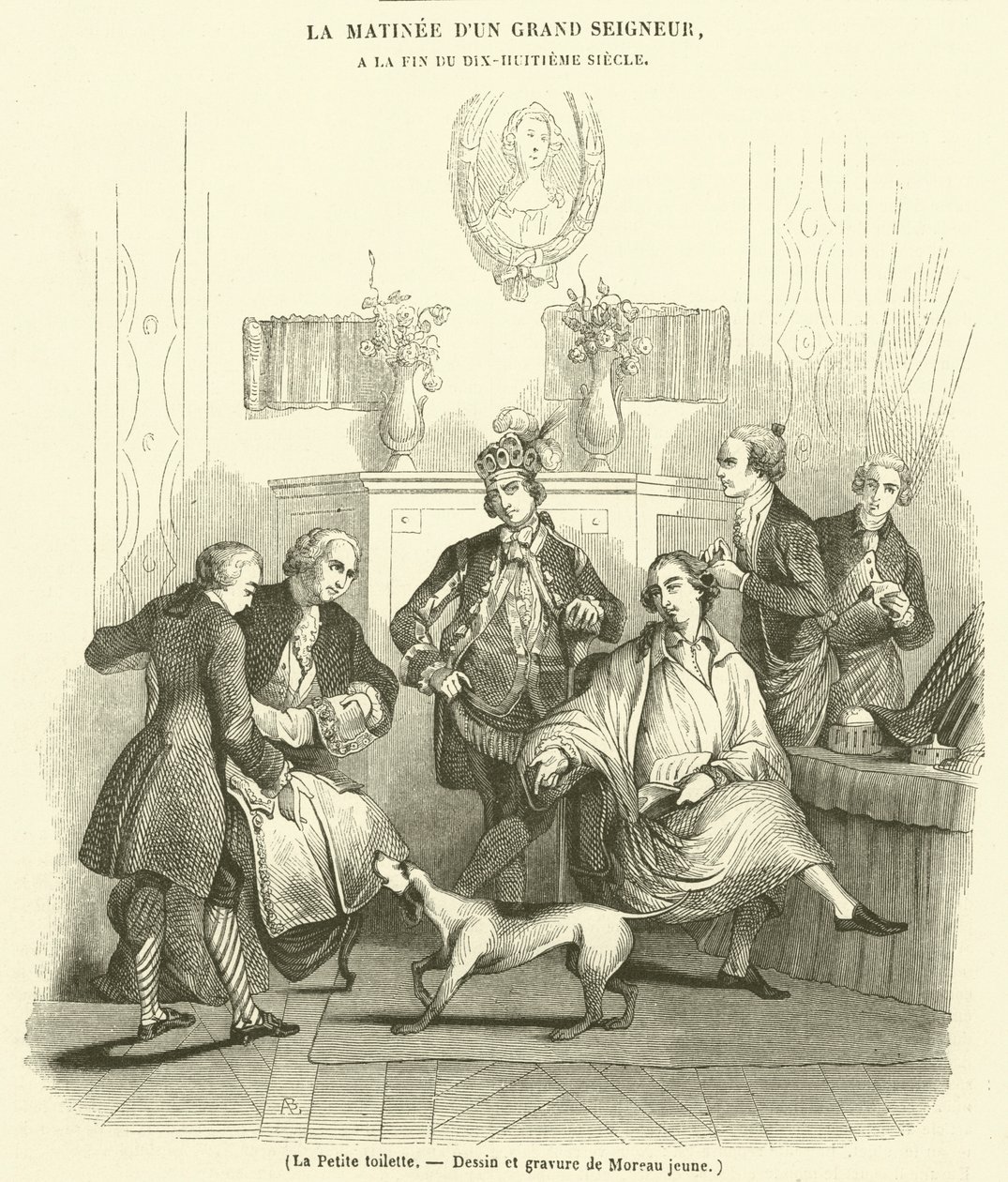 The Little Toilet (engraving) by French School