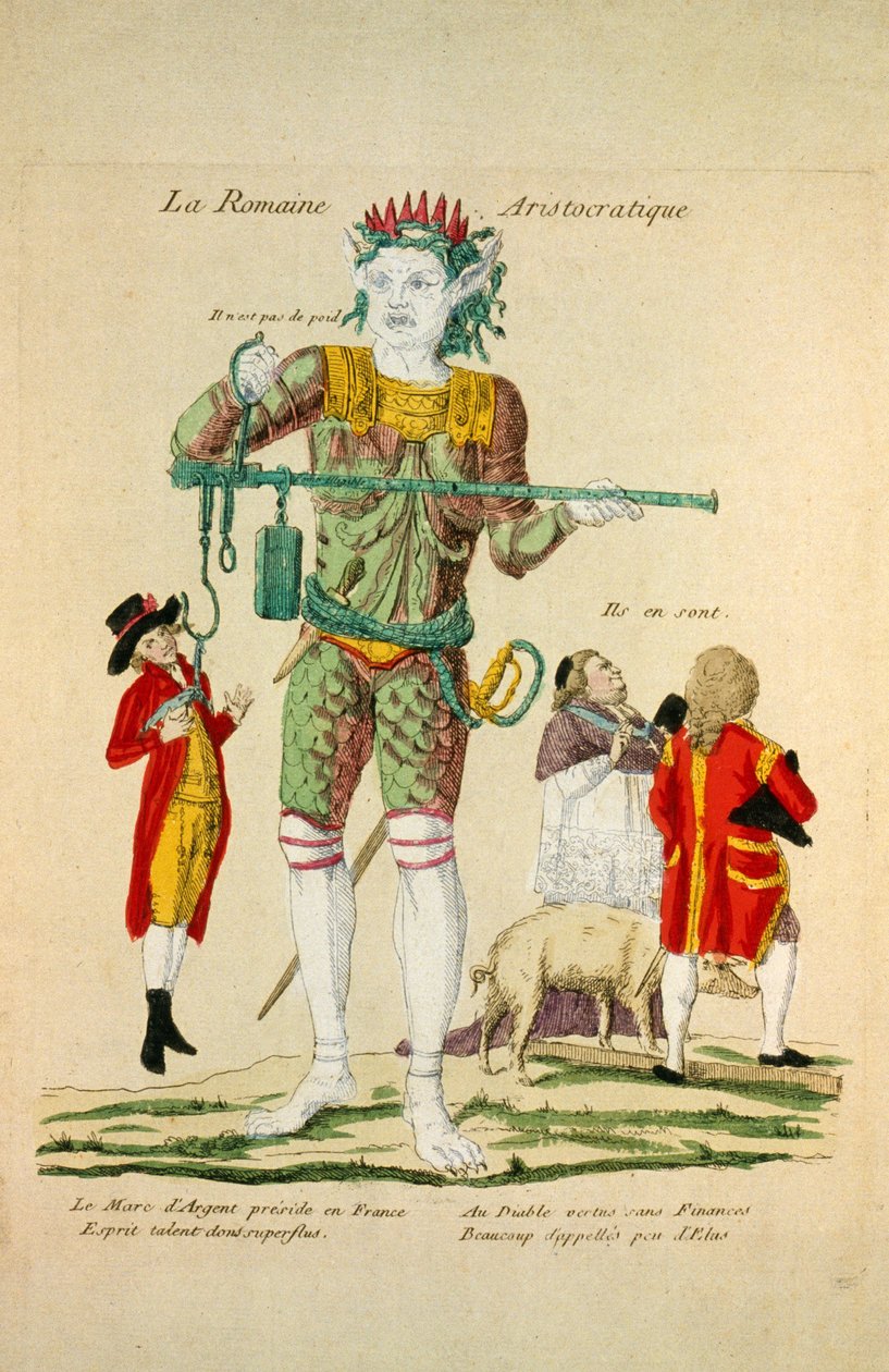 The Aristocratic Roman, pub. 1789 by French School