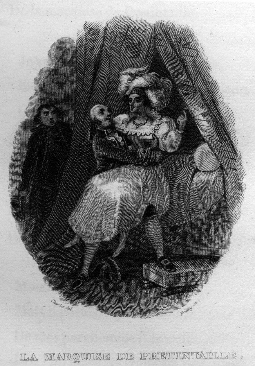 La Marquise de Pretintaille. Song by Beranger in 
