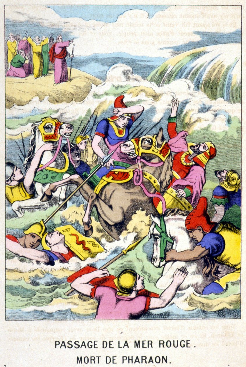 The death of Pharaoh at the crossing of the Red Sea - in 