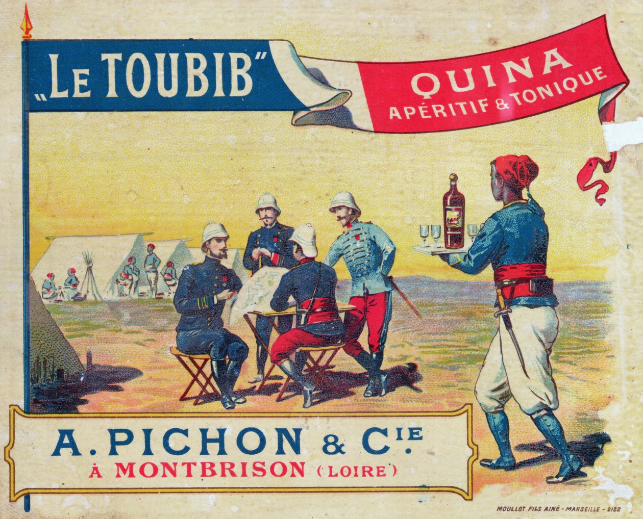 Label for le Toubib Aperitif and Tonic Wine, late 19th century by French School