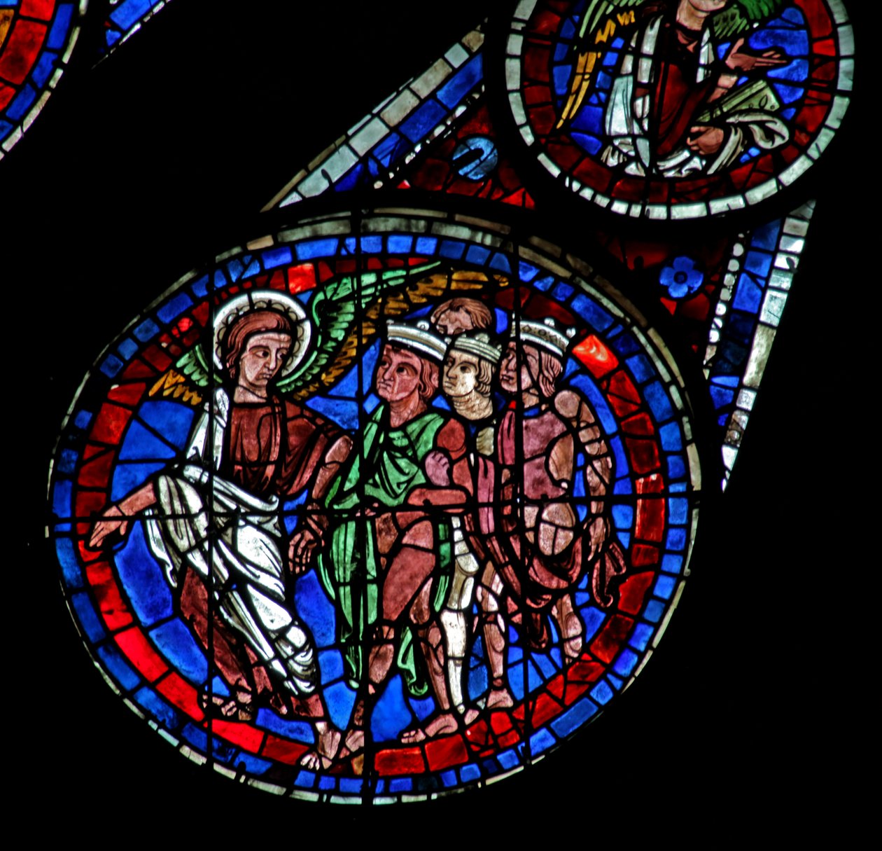 Last Judgement: Resurrected Souls with Crowns Are Led to Paradise by French School