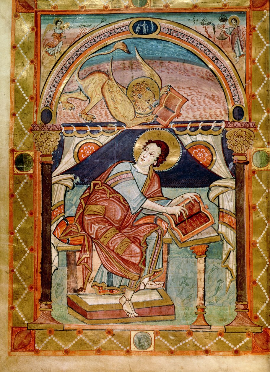 St. Mark, French, from the Court School of Charlemagne by French School