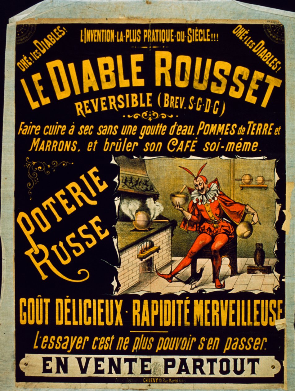 Le Diable Rousset poster by French School: Fine art print