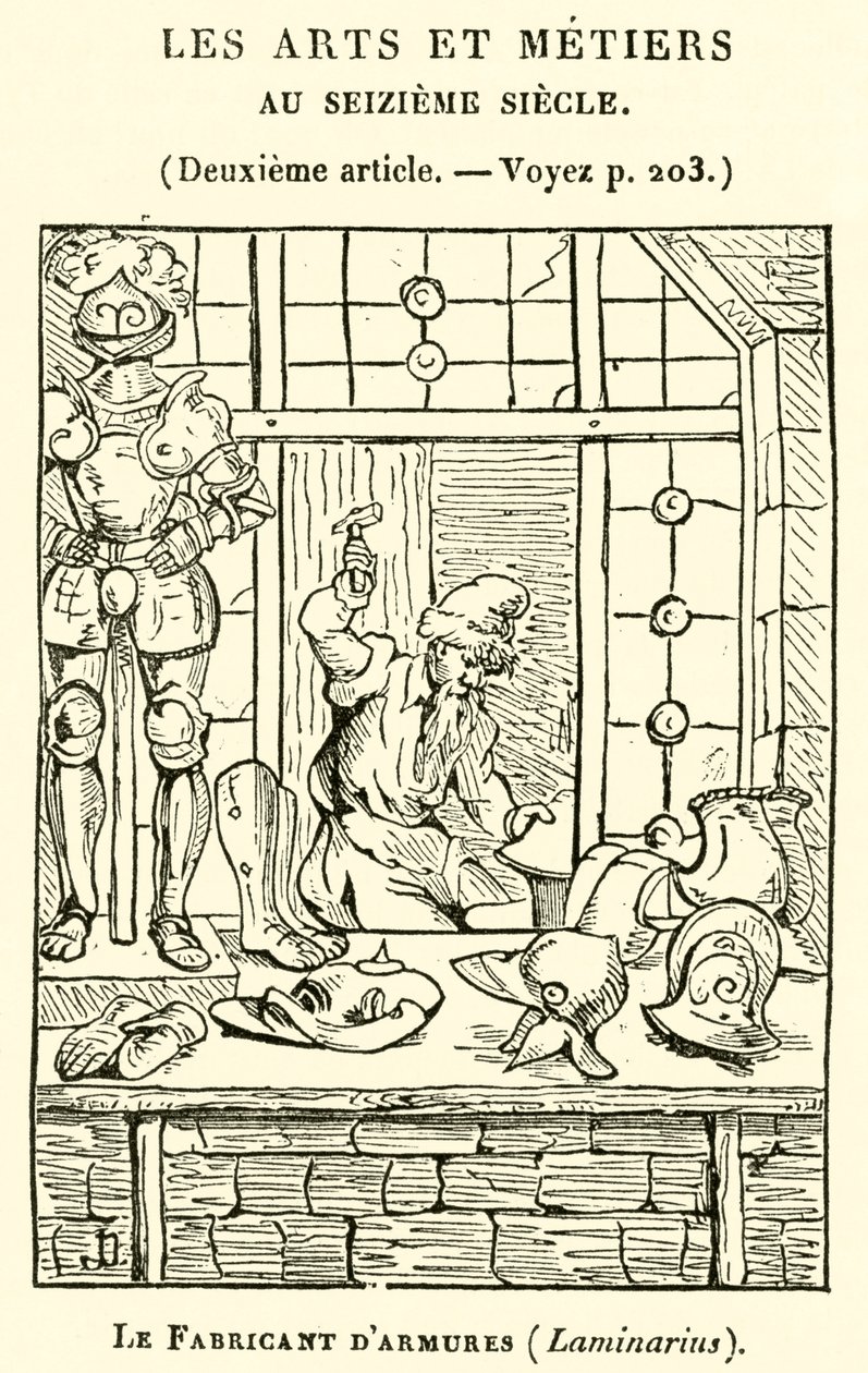The Armorer, Laminarius by French School