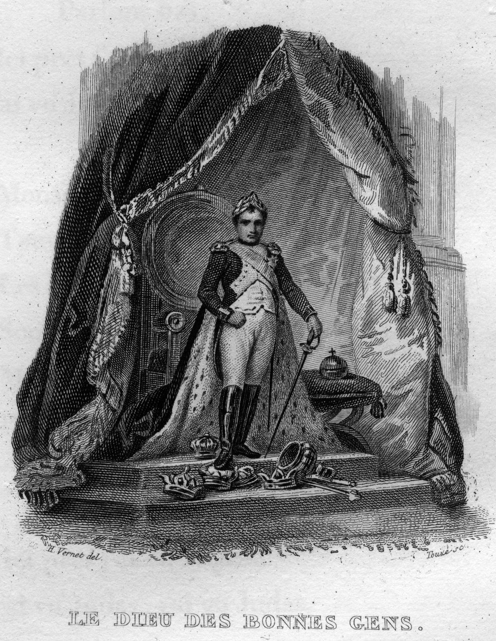 Le Dieu des Bonnes Gens. Song by Beranger in 