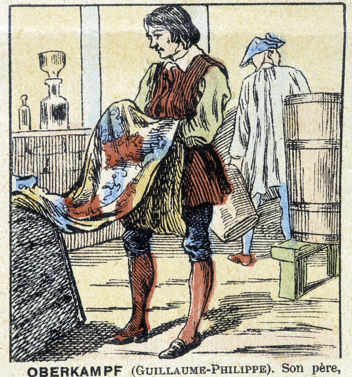 The dyer Guillaume-Philippe Oberkampf - imagery d