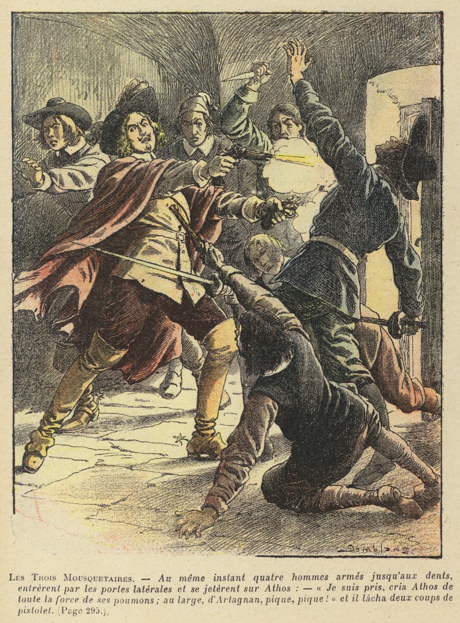 The Three Musketeers by Alexandre Dumas by French School
