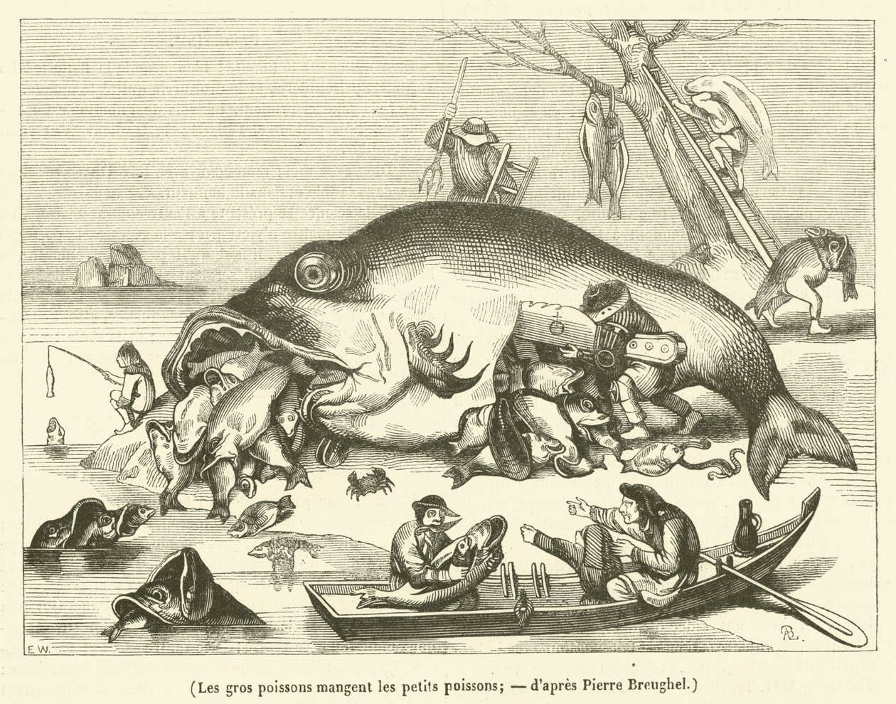 Big Fish Eat Little Fish by French School