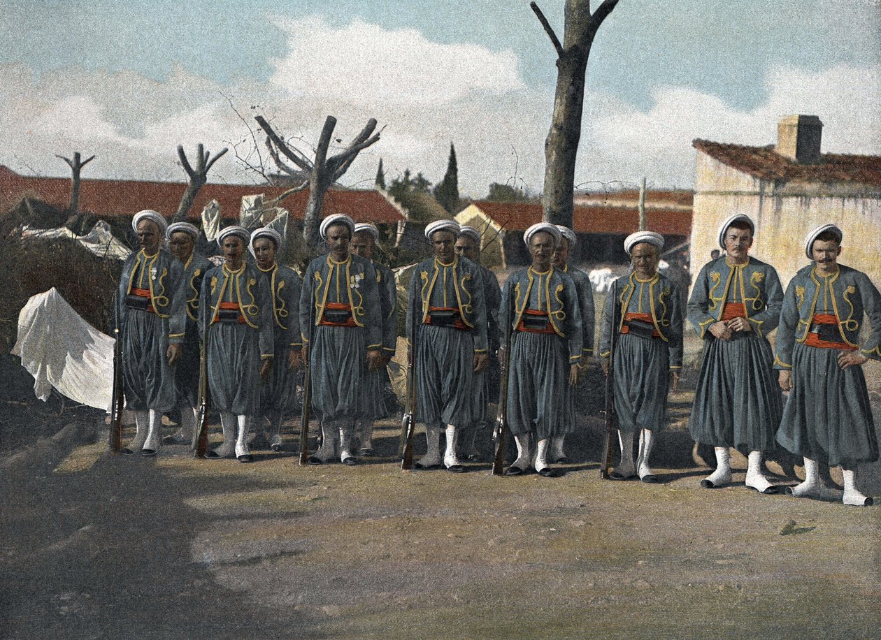 Les tirailleurs algeriens in Album militaire: armee d
