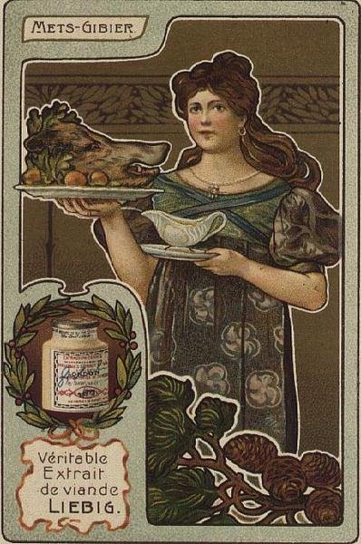 Liebig Italian Illustrated Food Card, early 20th century by French School