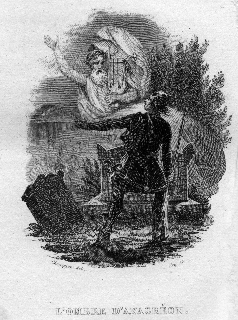 The Shadow of Anacreon, song by Beranger in 