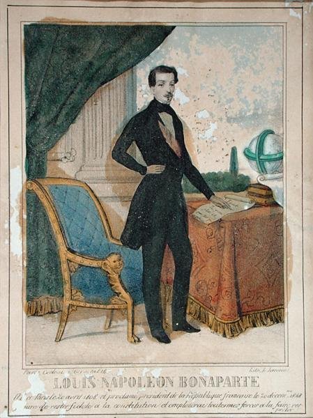 Louis-Napoleon Bonaparte Engraved by Jannin, c.1849 by French School