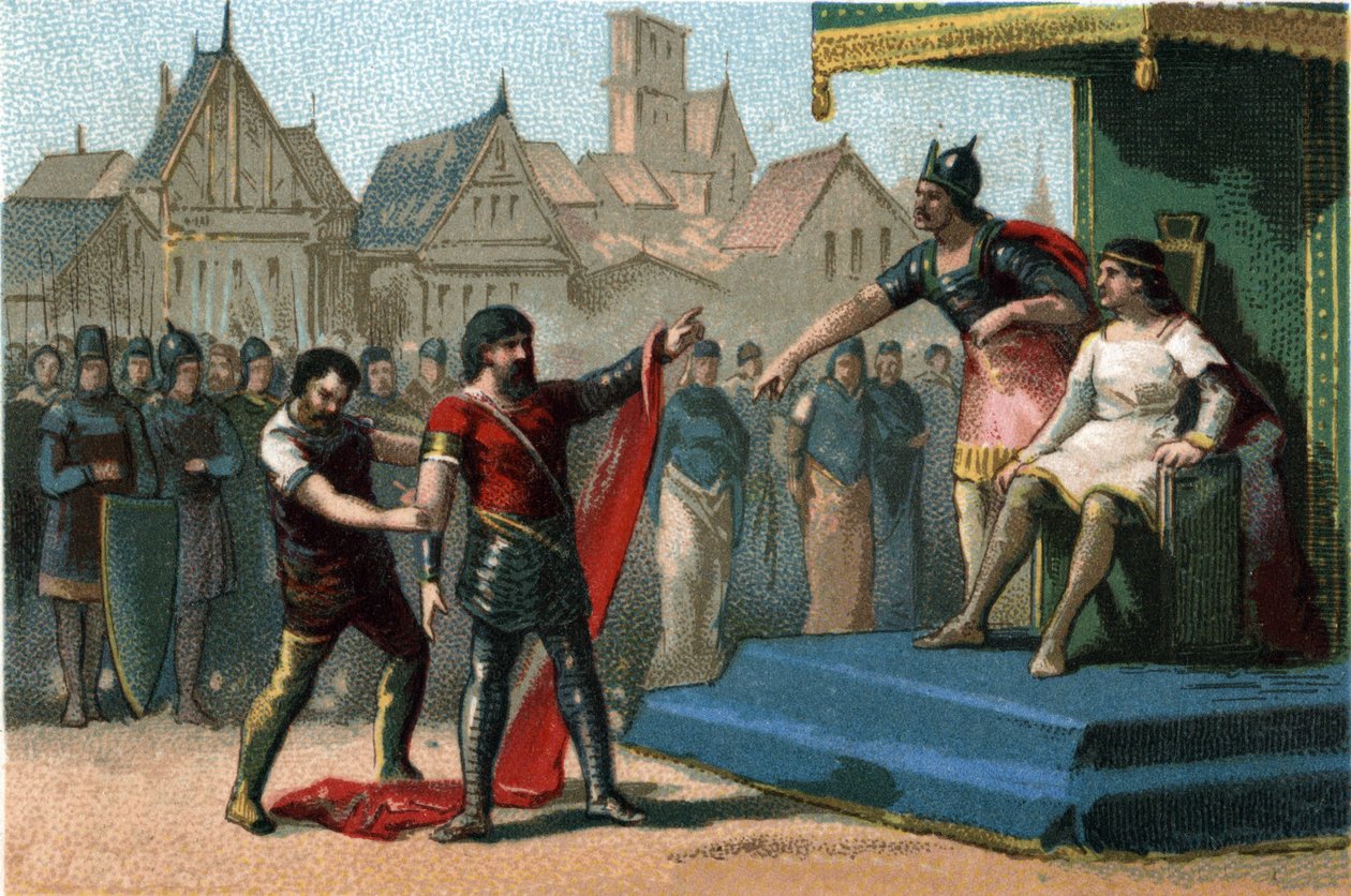 Louis I, called The Pious (814-840), was degraded and stripped by his sons of his imperial titles by French School
