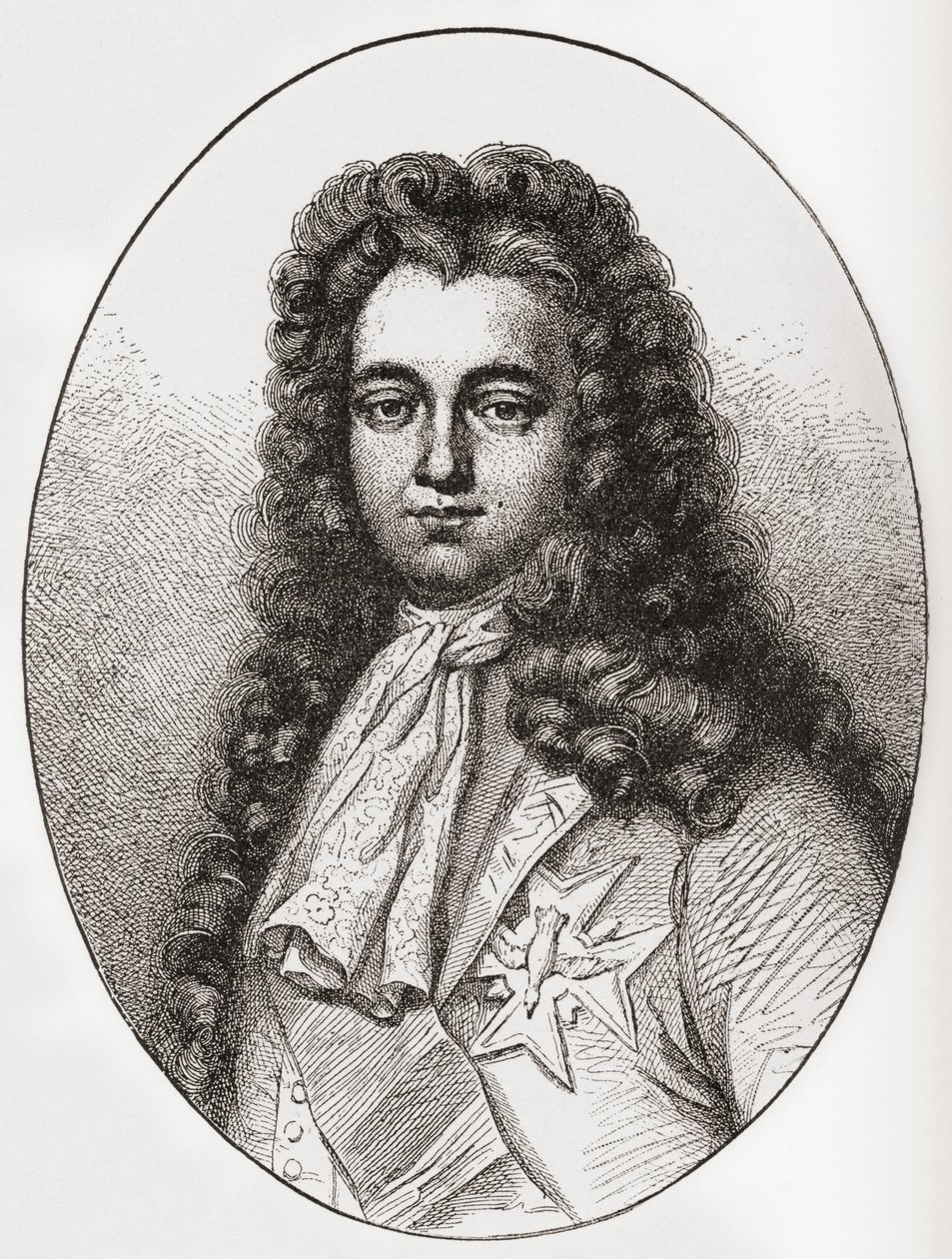 Louis François Marie Le Tellier Marquis of Barbezieux, 1668-1701. French statesman. From Les Heures Libres published 1908 by French School
