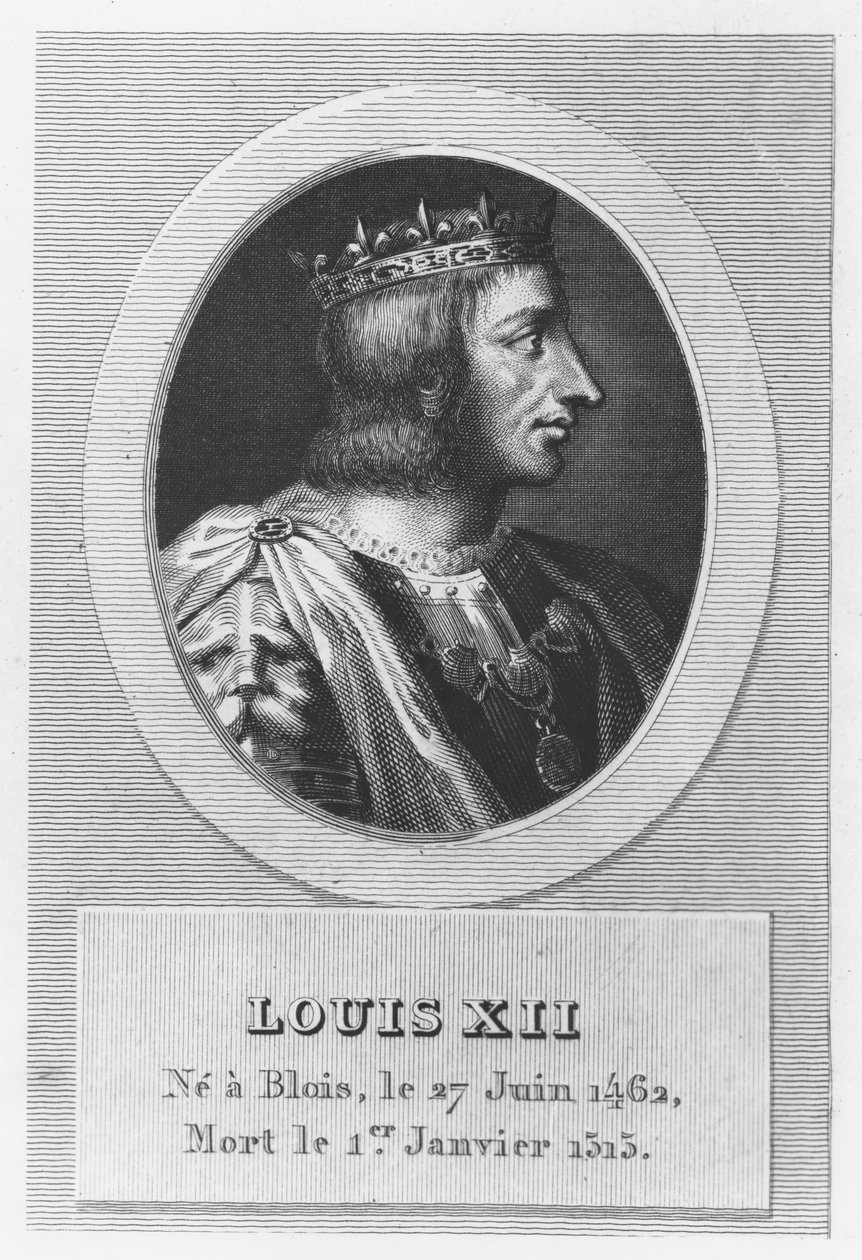Louis XII, King of France by French School