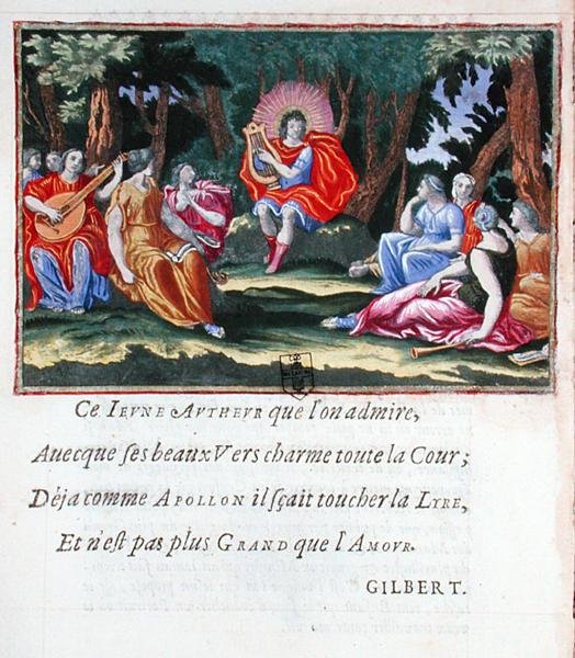 Louis XIV as Apollo with the Nine Muses, from 