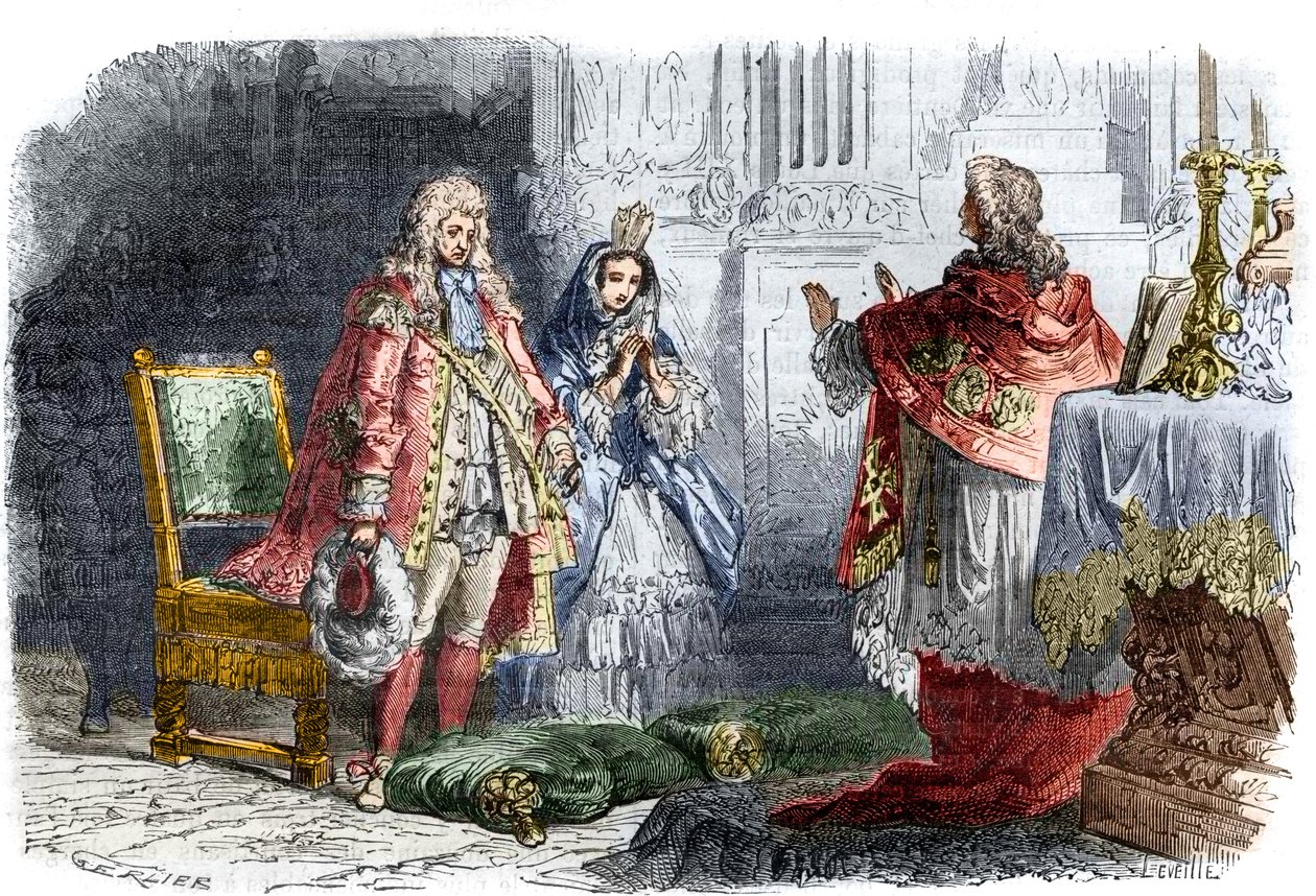 Louis XIV marries Francoise d