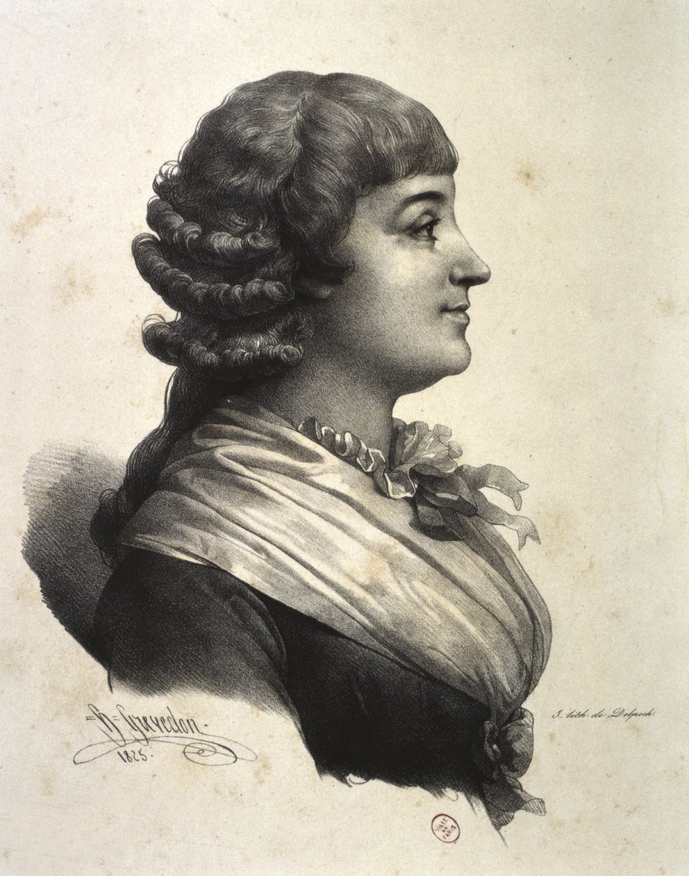 Madame Roland (Marie-Jeanne Roland de la Platière) by French School