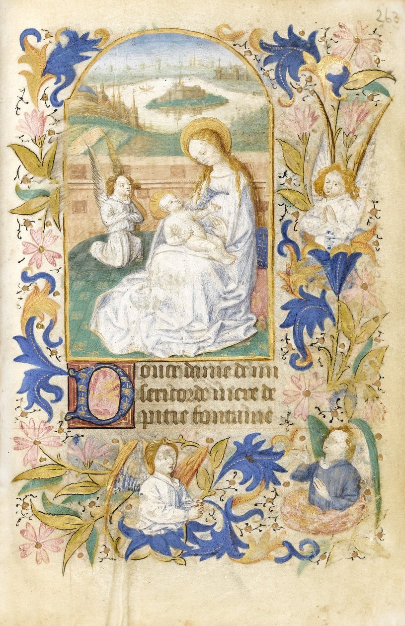 The Adoration (detail) by French School