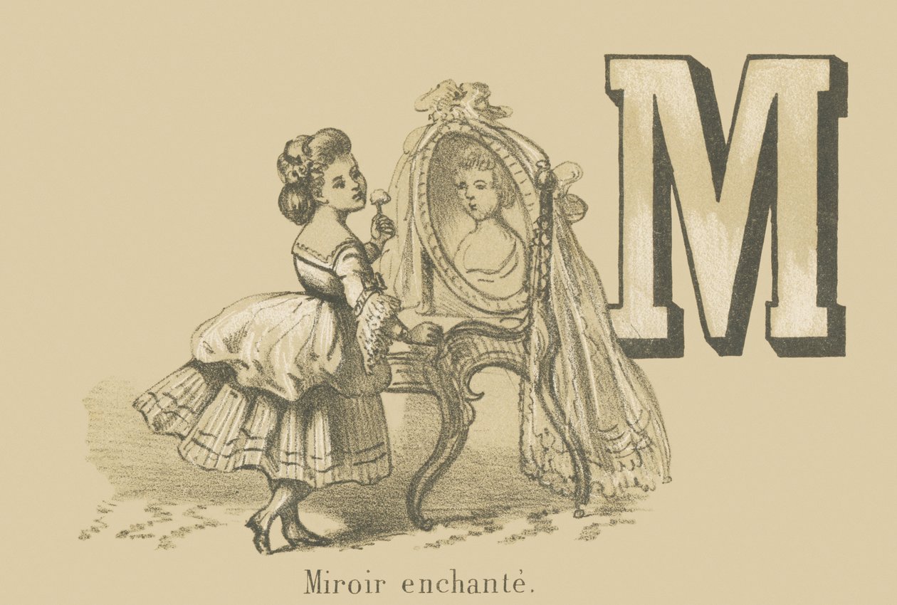 Enchanting Mirror by French School