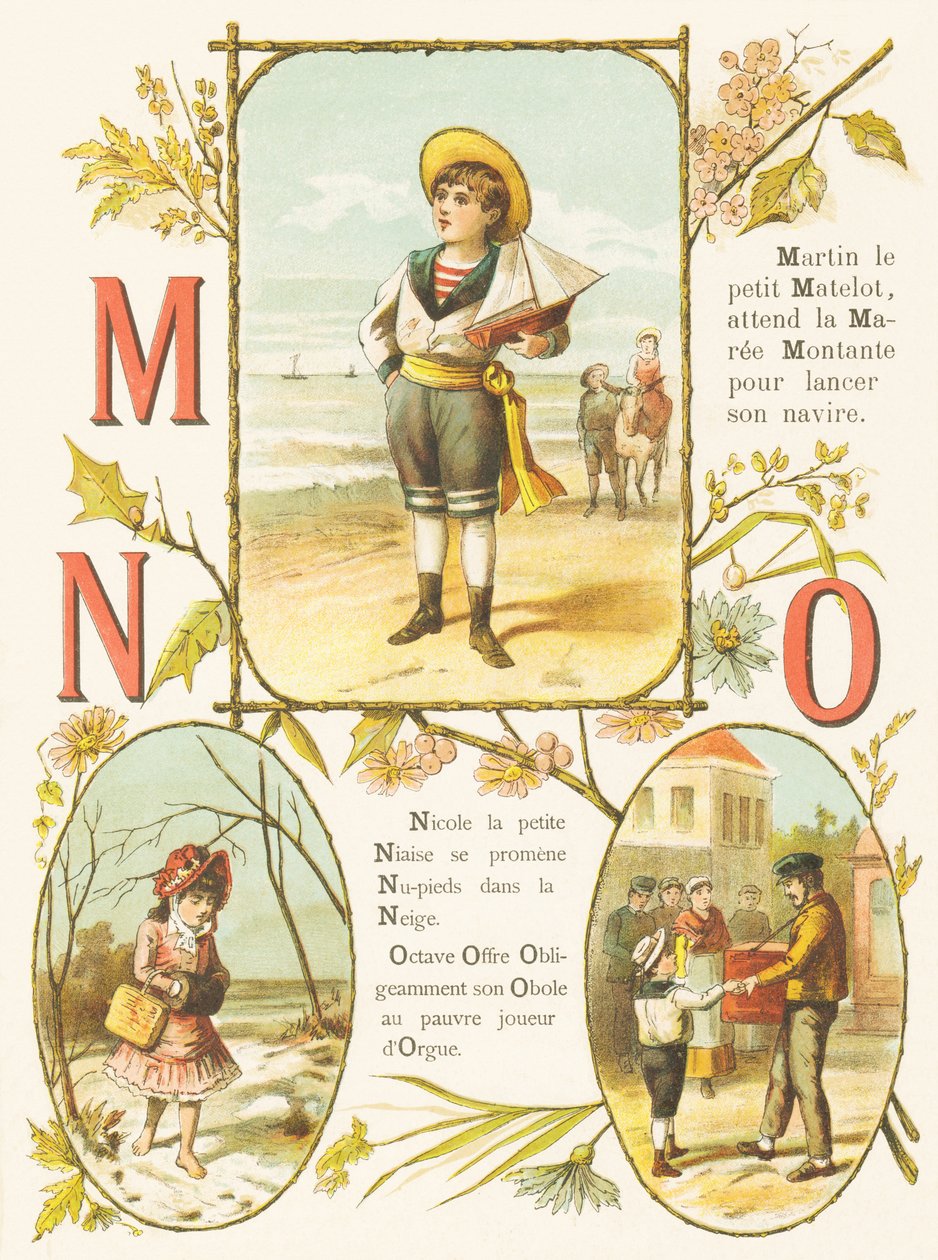 M N W: Seaman, Maree, Niaise, Barefoot, Snow, Obole, Organ by French School