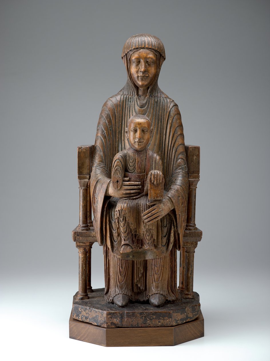 Madonna and Child in Majesty by French School