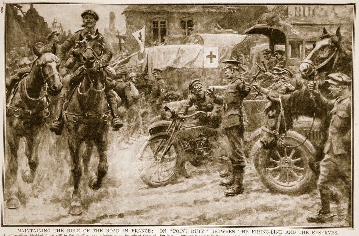 Maintaining the Rule of the Road in France: On Point-Duty between the Firing-Line and the Reserves, 1914-19 by French School