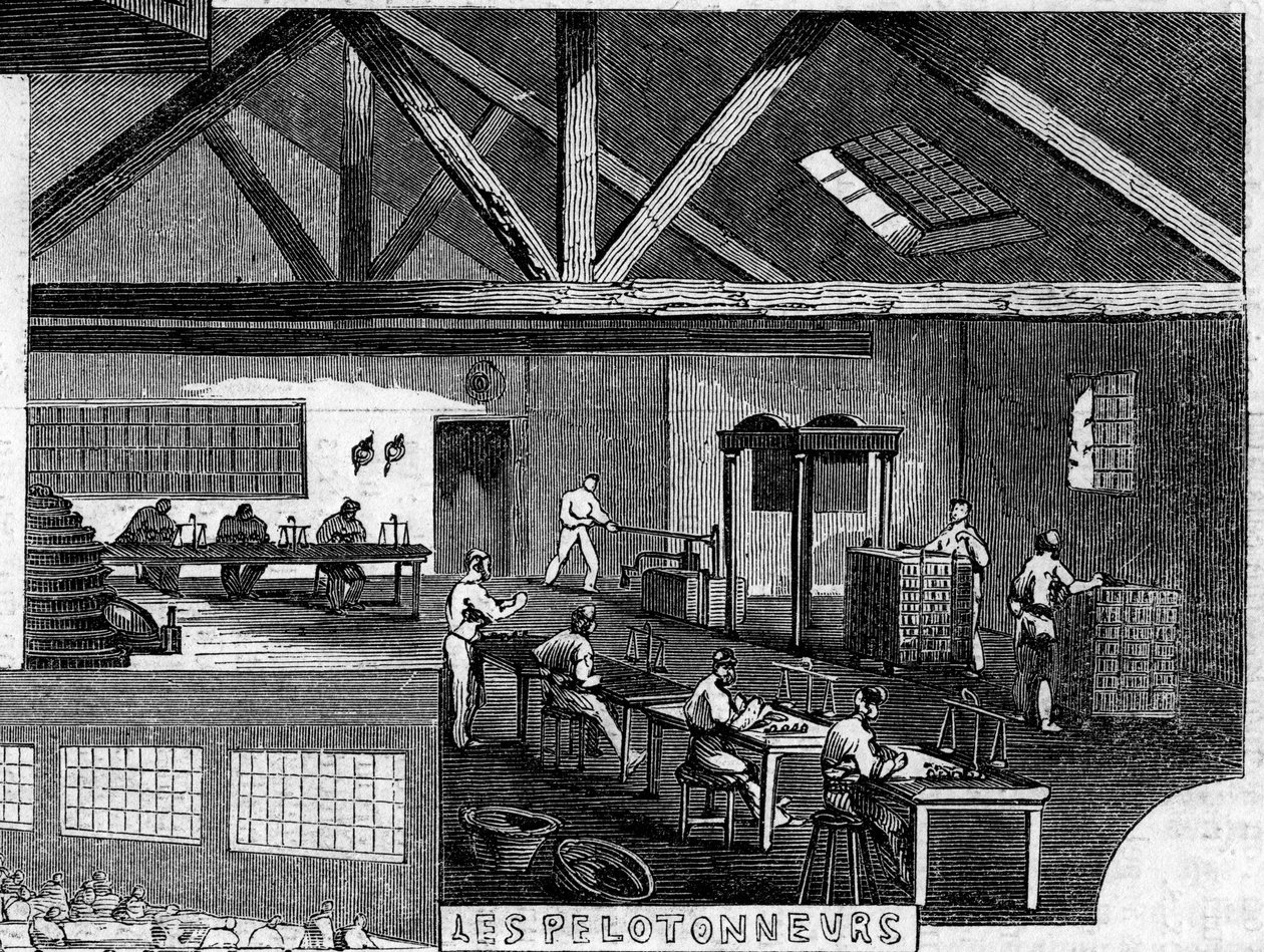 Manufacture of Tobacco, Paris by French School