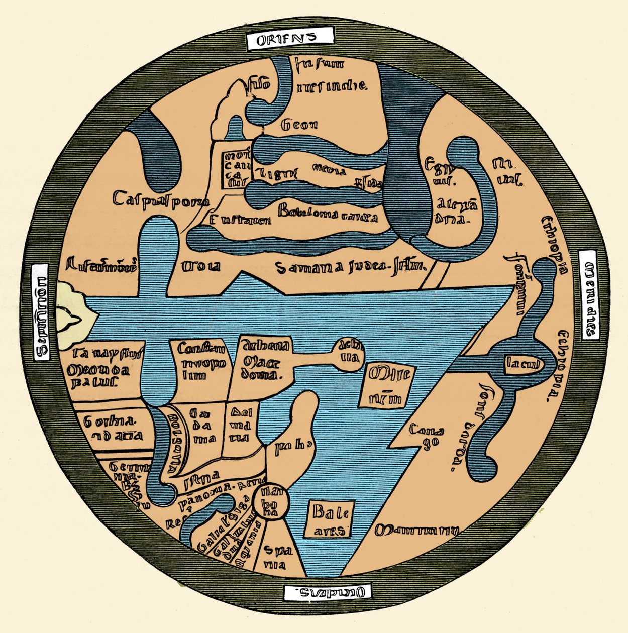 Map of the Roman World by French School