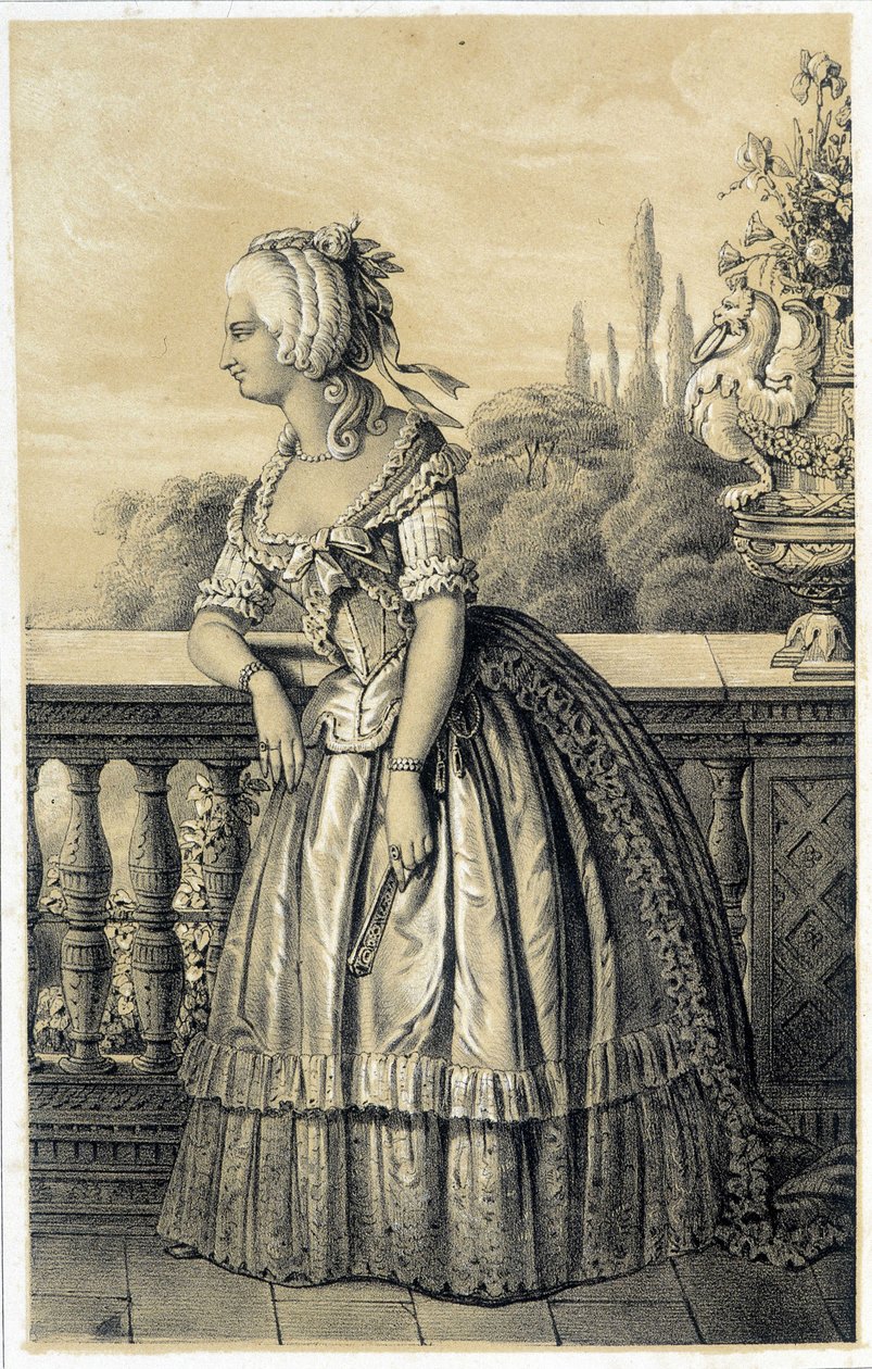 Marie Therese de Savoie Carignan (1749-1792), princess of Lamballe - in 