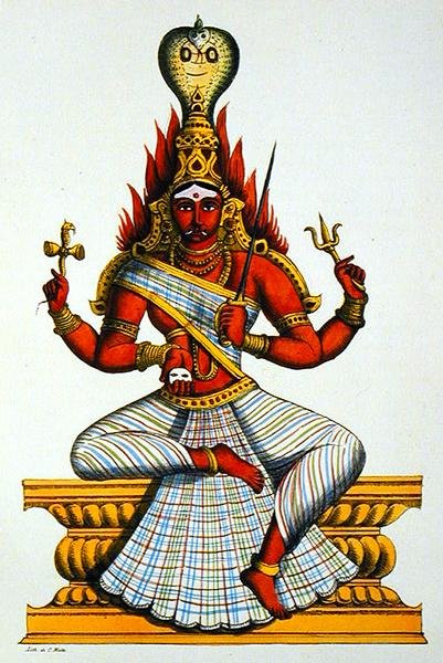 Marriyammai, engraved by C.sde Motte by French School
