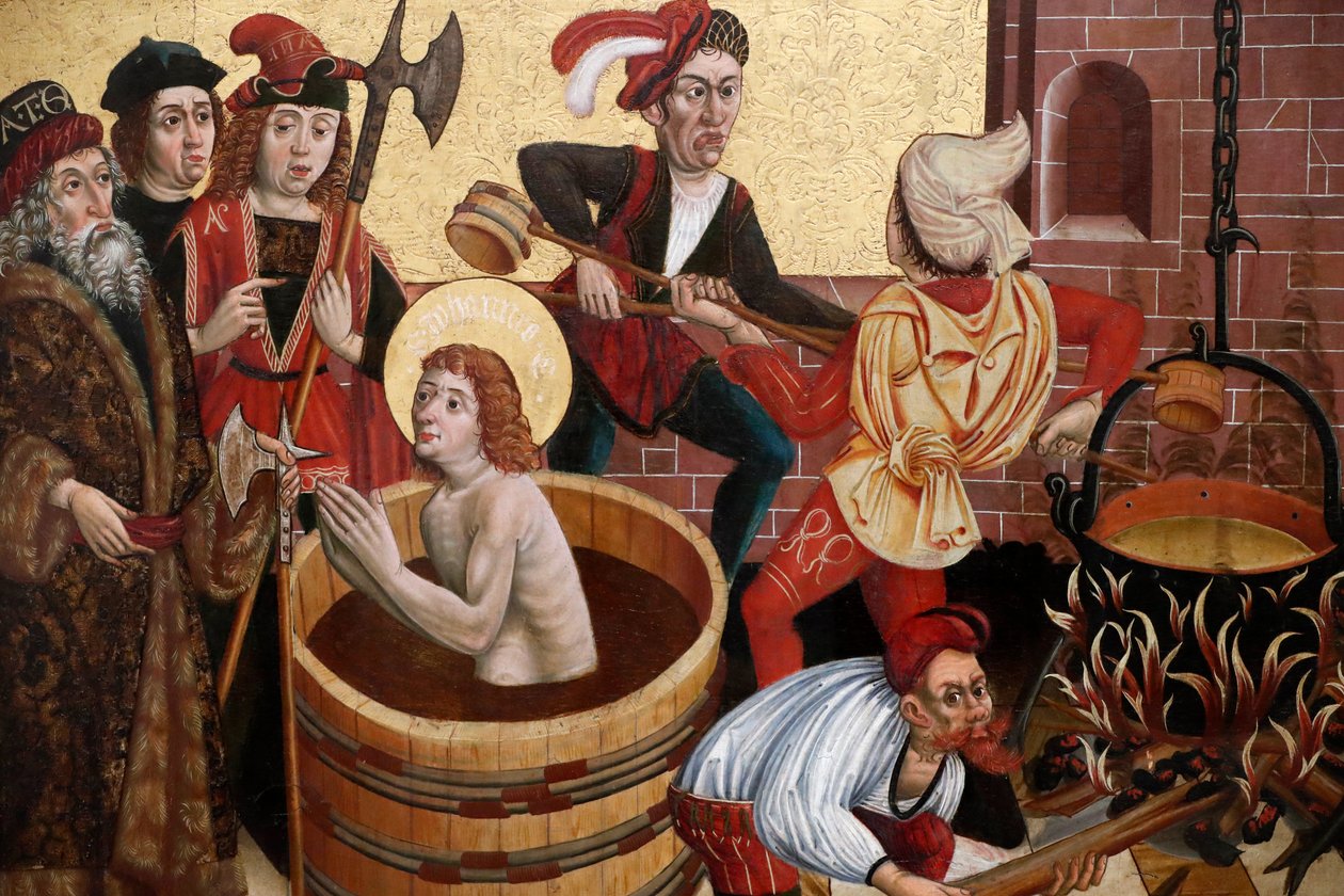 Martyrdom of St John by French School