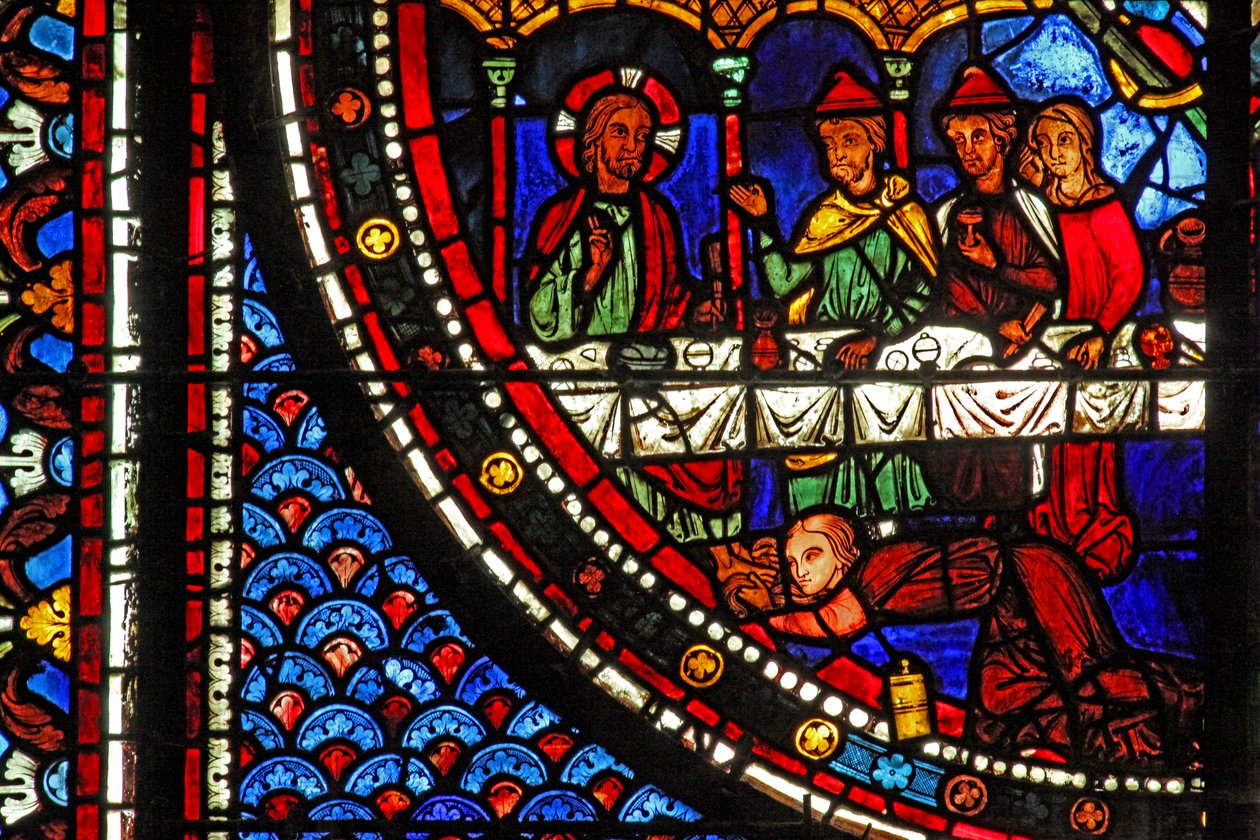 Mary Magdalene Window: Mary at Simon