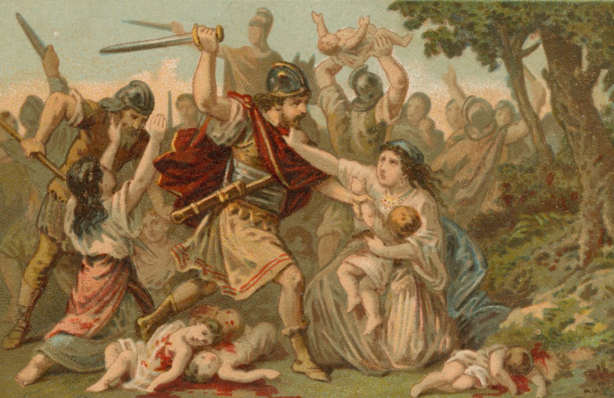 Massacre of the Innocents by French School