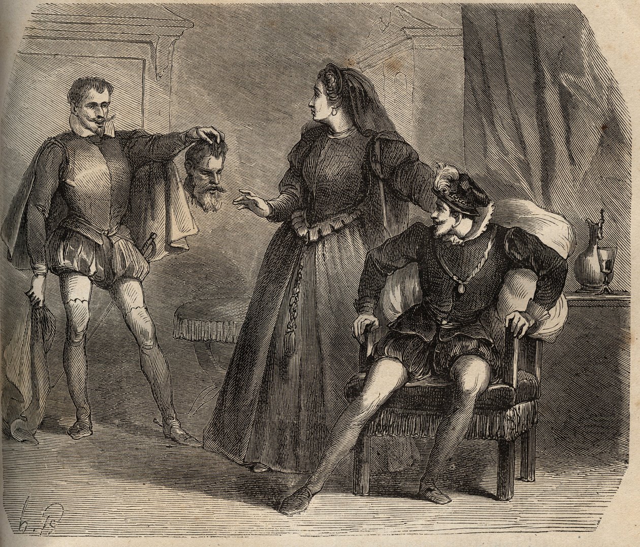 Massacre of Saint Bartholomew, August 24 by French School