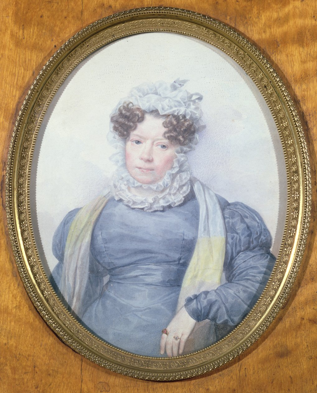 Miniature portrait of Madame Swetchine by French School