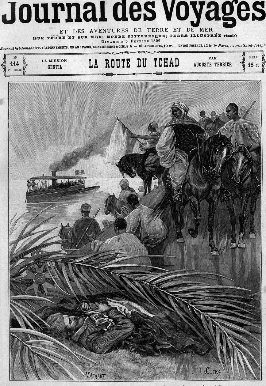 Mission Gentil in Africa by French School