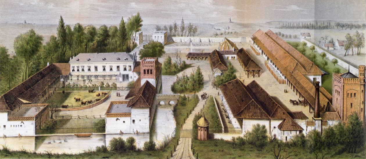 Model of a Farm in North France, from 
