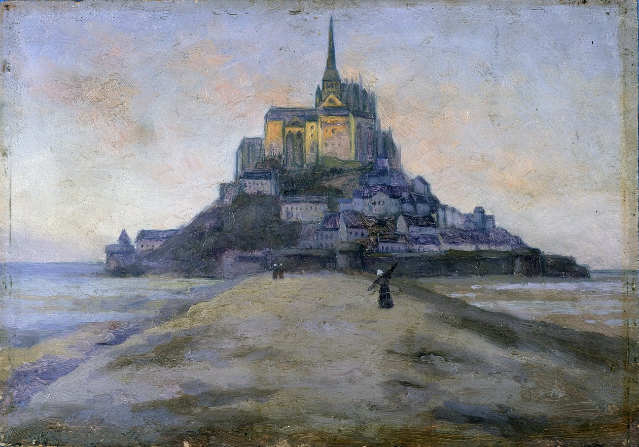 Mont Saint-Michel and the passage by French School