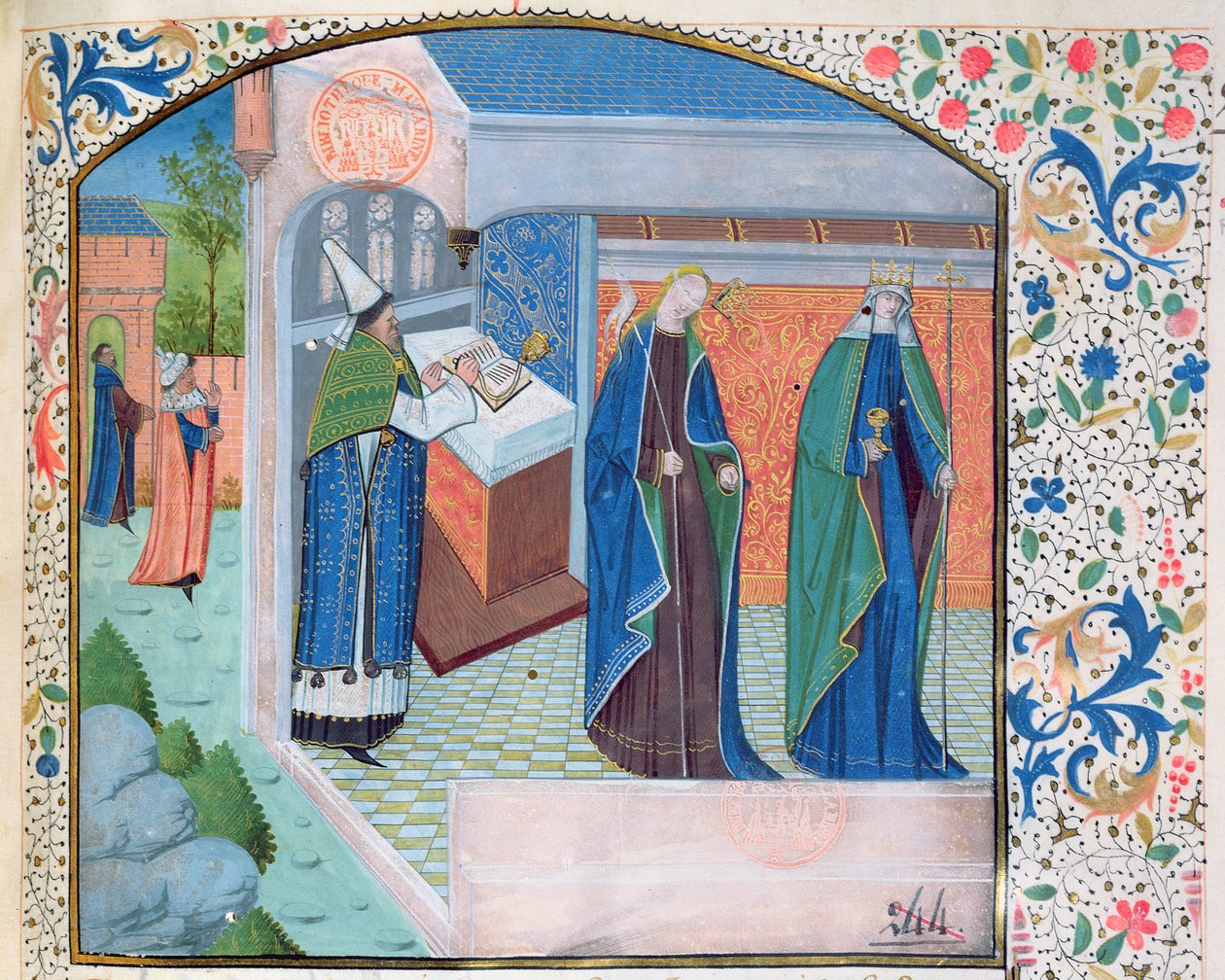 The Church and the Synagogue, c.1465-70 by French School