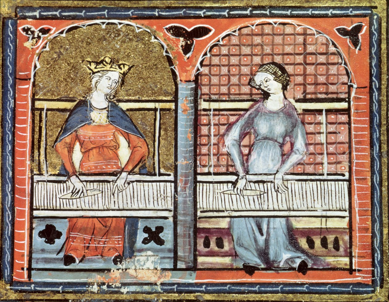 Women Weaving, from Ovide Moralise written by Chretien Legouais by French School
