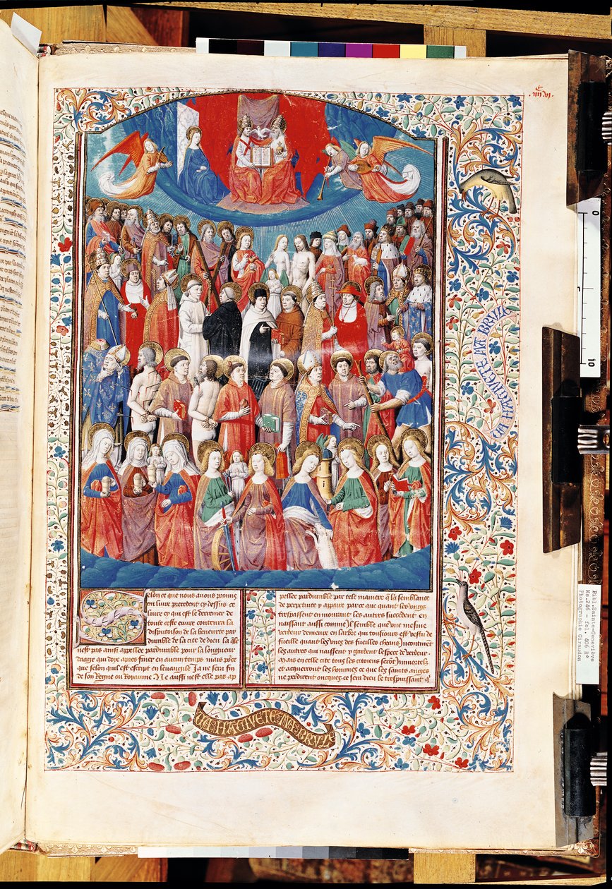 Paradise, from De Civitate Dei by St. Augustine of Hippo (354-430) by French School