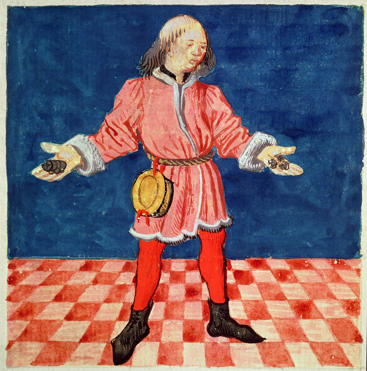 The Dice Thrower, from Le Livre des echecs moralises, by Jacques de Cessoles by French School