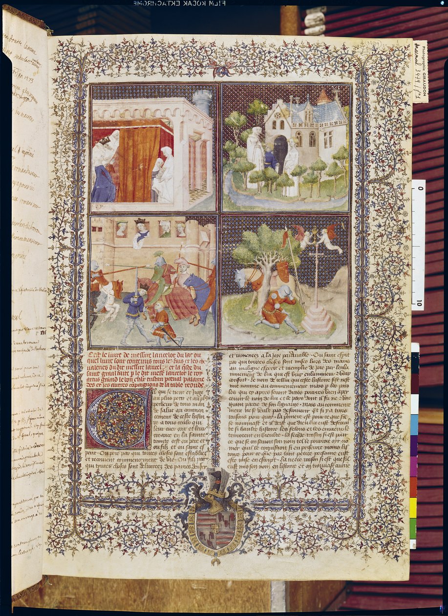 The Story of Lancelot and the Quest for the Holy Grail, from the Livre de Messire Lancelot du Lac by French School