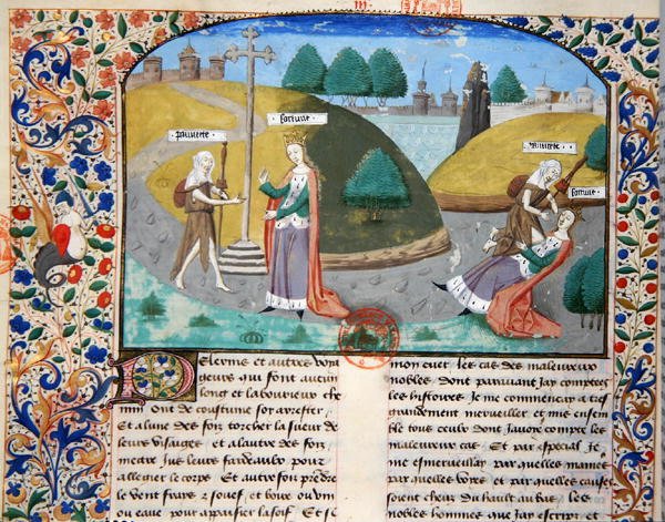 Poverty and Fortune, illustration from 